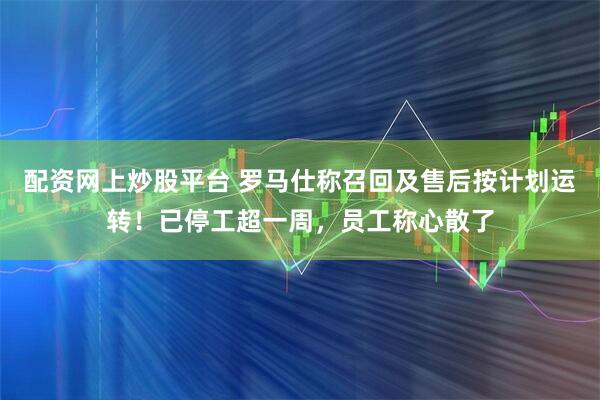 配资网上炒股平台 罗马仕称召回及售后按计划运转！已停工超一周，员工称心散了